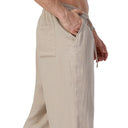 Hibro Coastline Drawstring Linen Pants